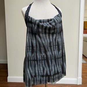 Free People Halter Top Size L Lace Trim